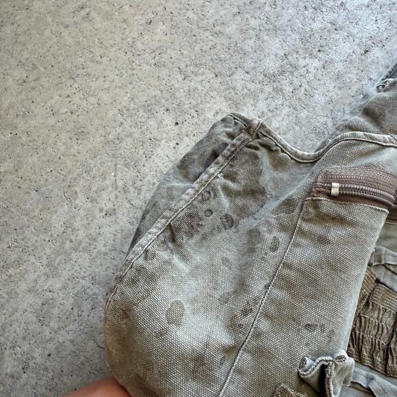 Men's Vintage 90's Texsport Fieldwear Brown Gray Zip Up Hunting Utility Vest XL - Picture 2 of 9